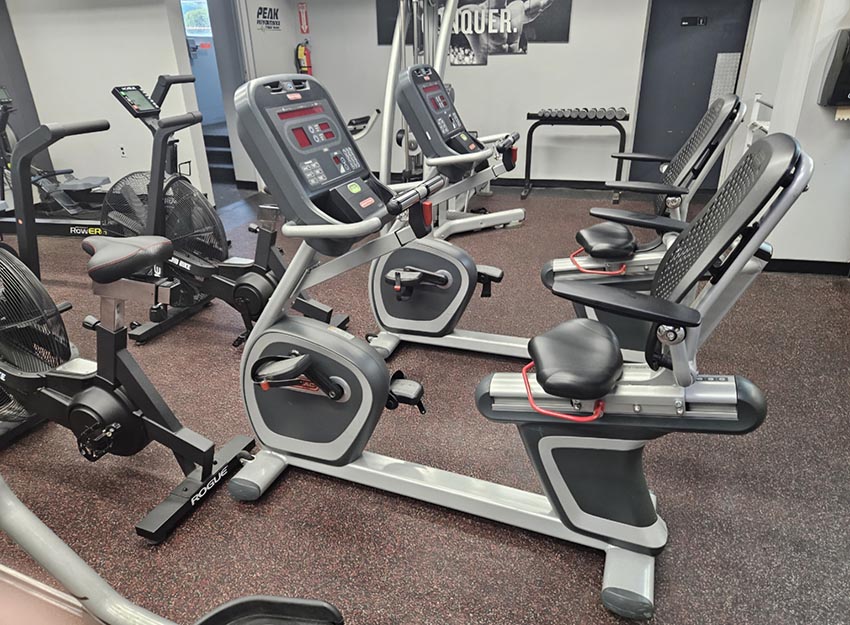 ellipticals and treadmills to stationary bikes, stair climbers